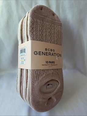 BCBGeneration Men's No-Show Socks - Taupe (10-Pack)